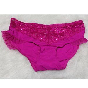 Saki silver hot pink panties(402)